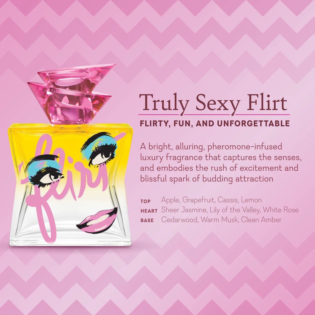 Truly Sexy Flirt Perfume Fragancia de lujo CON FEROMONAS